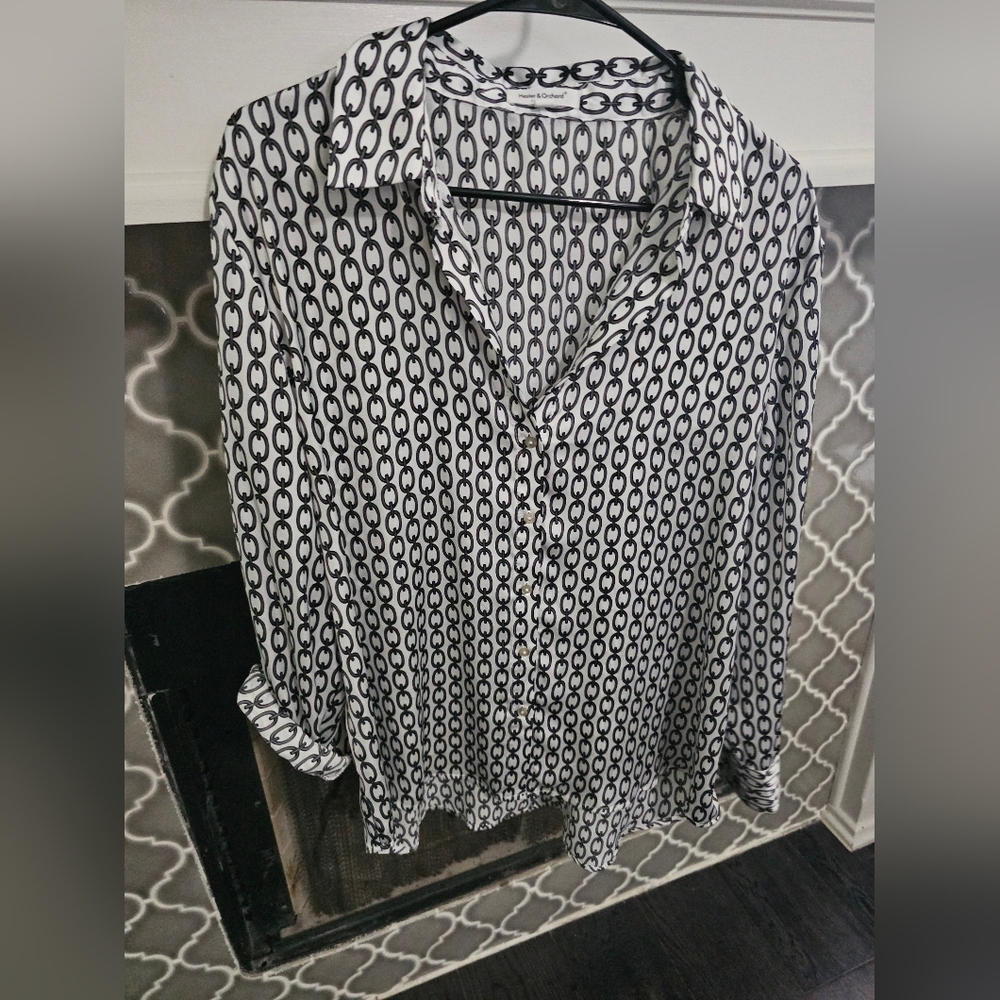Patterned Blouse